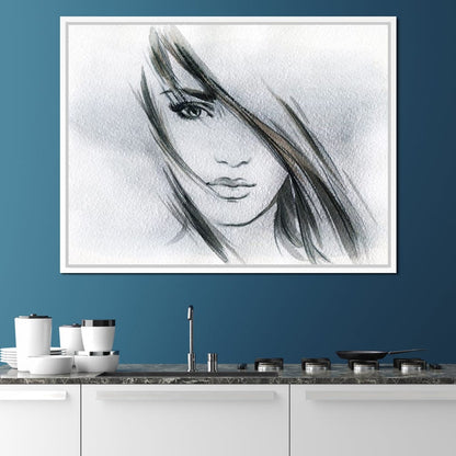 Fanny Portrait Canvas Wall Art