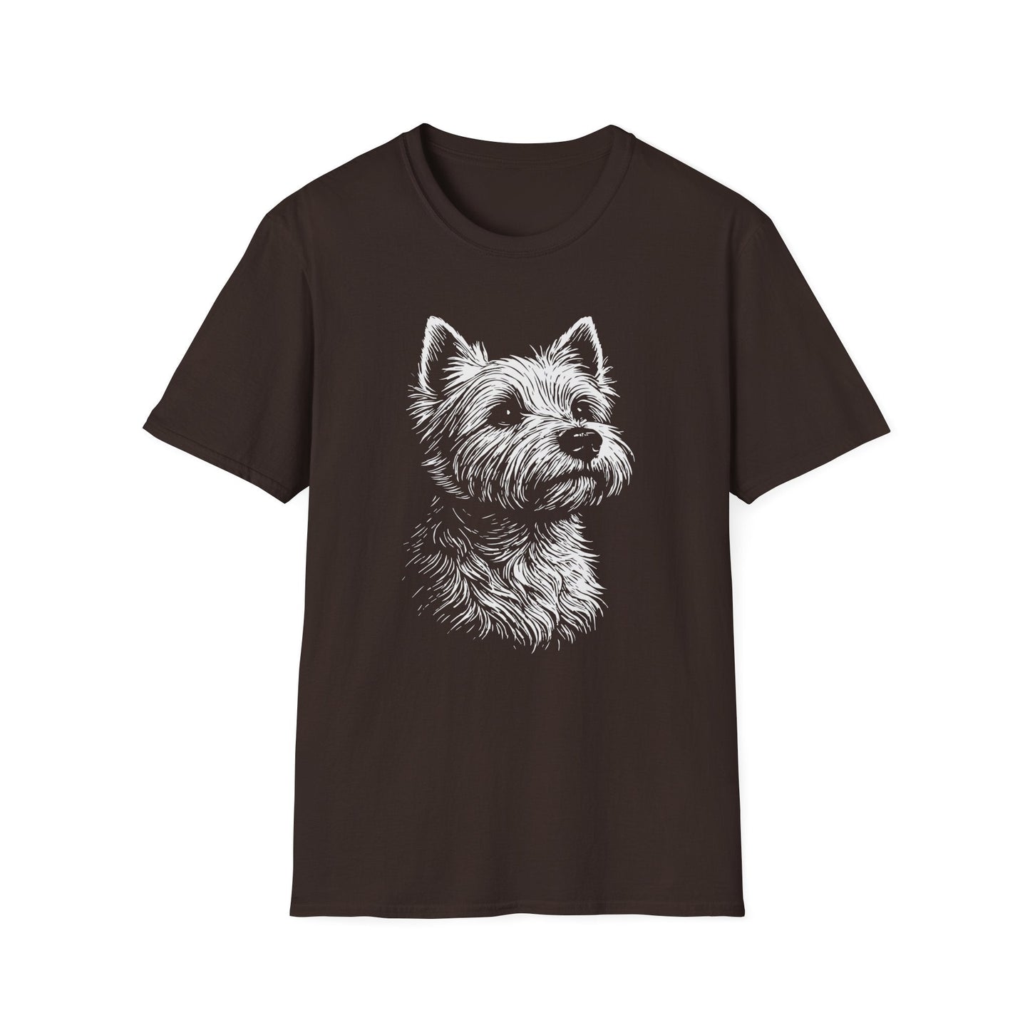 Westie Line Print Tee