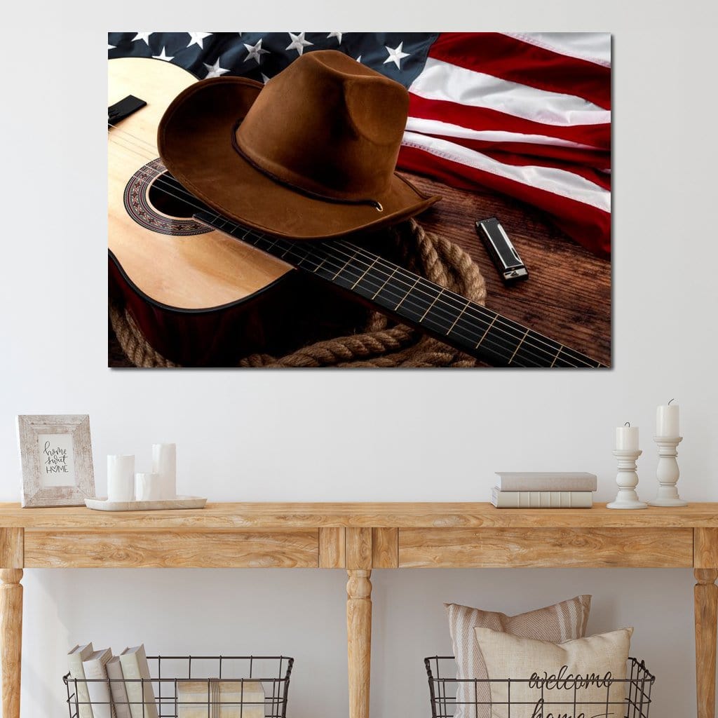 Country Music Canvas Wall Art