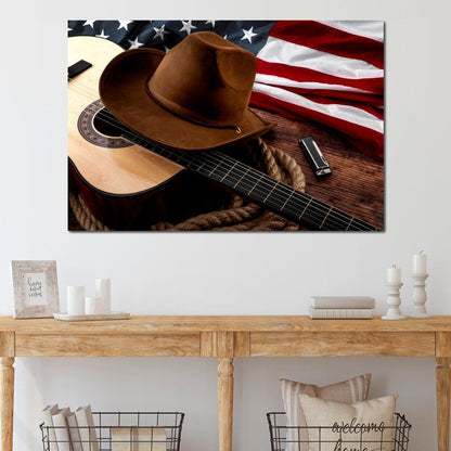 Country Music Canvas Wall Art