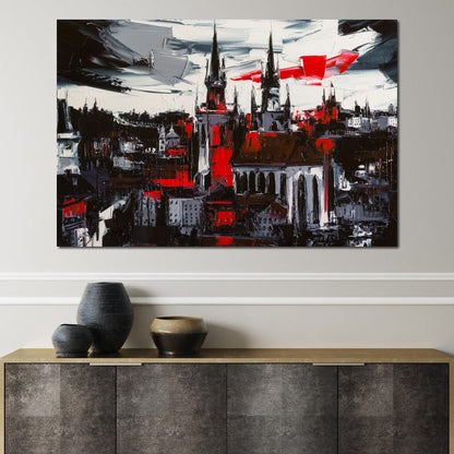 Medieval City Canvas Wall Art