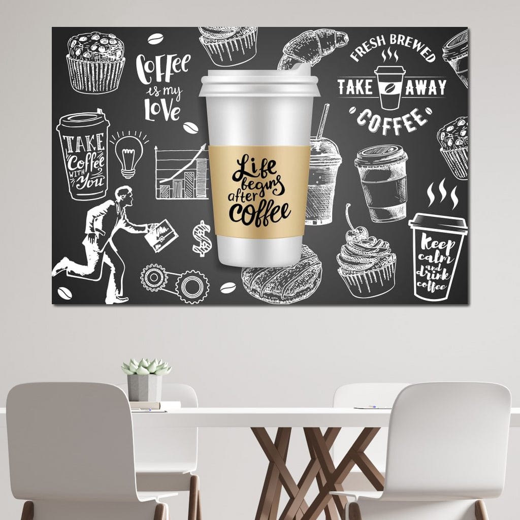 Essential Coffee Canvas Wall Art