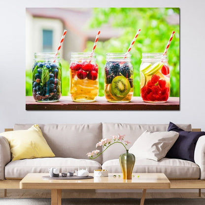 Detox Water Canvas Wall Art