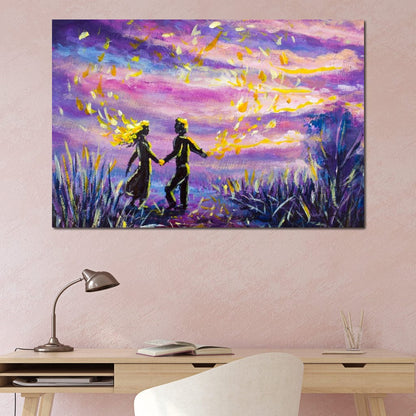 Love Fairy Tale Canvas Wall Art