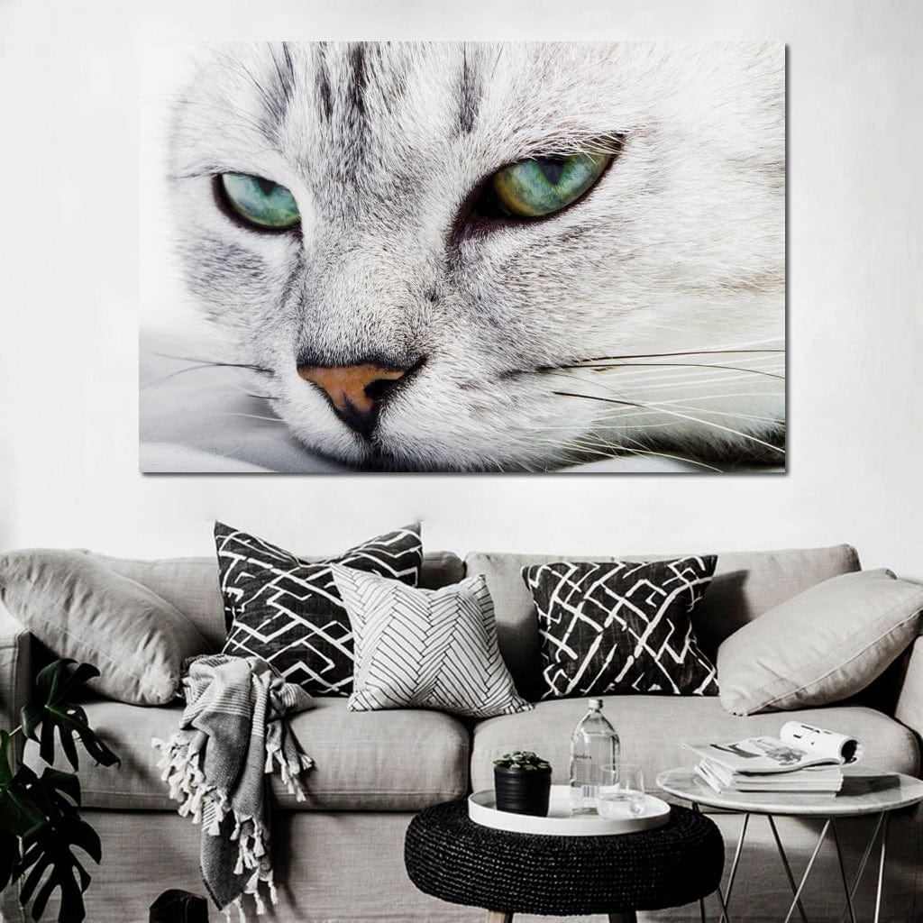 Cat Relaxing Canvas Wall Art