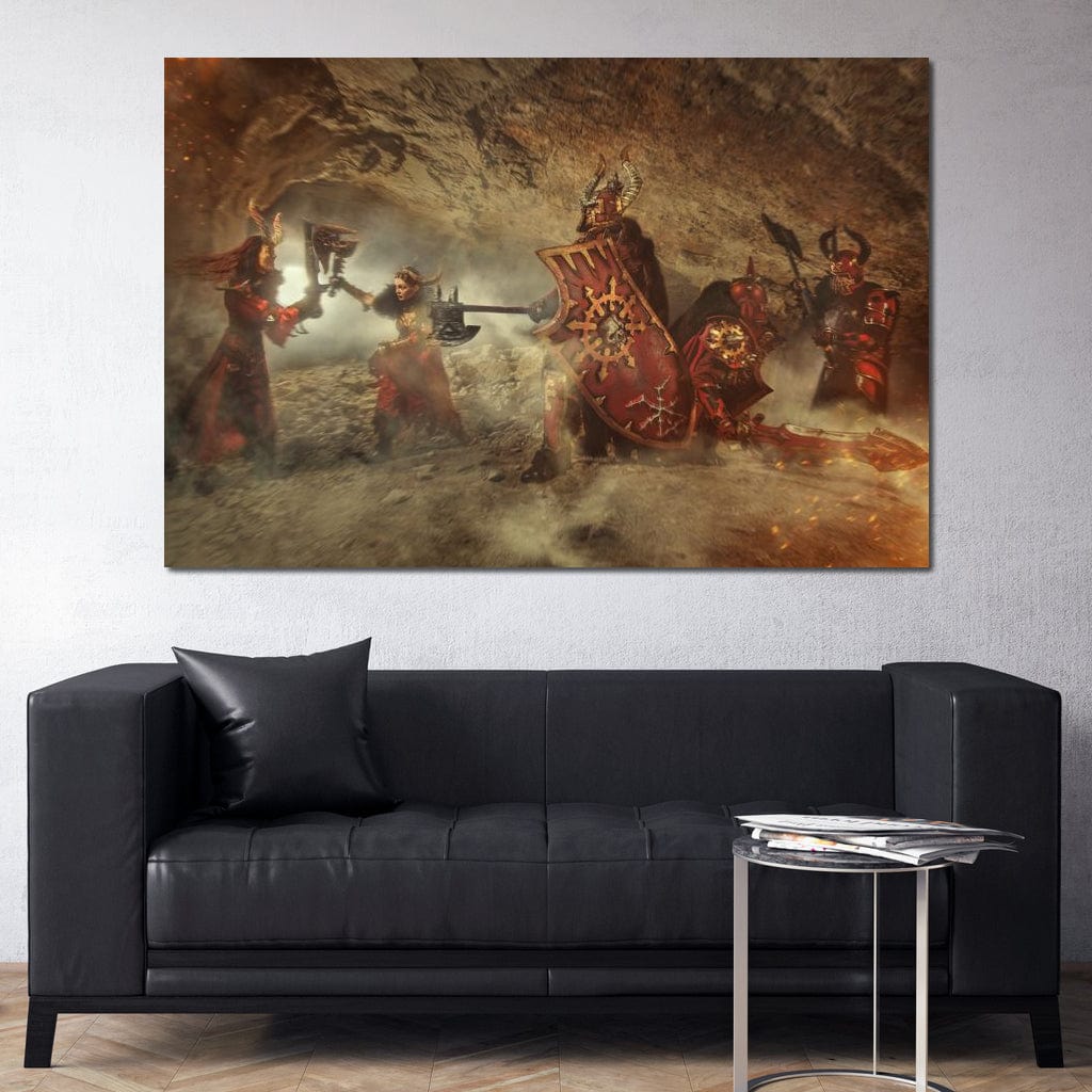 Dungeon Warriors Canvas Wall Art