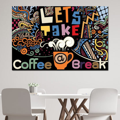 Coffee Break Canvas Wall Art