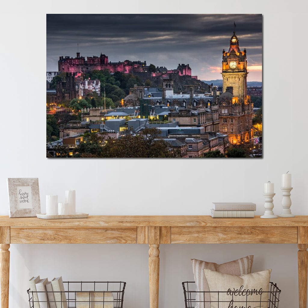 Edinburgh Castle Canvas Wall Art