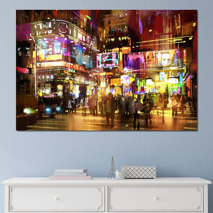 Erythracus Market Canvas Wall Art