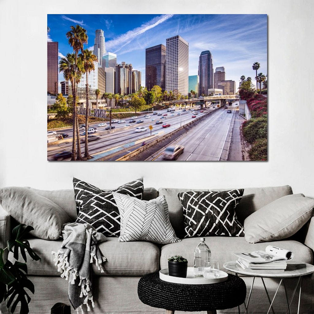 Los Angeles Skyline Canvas Wall Art