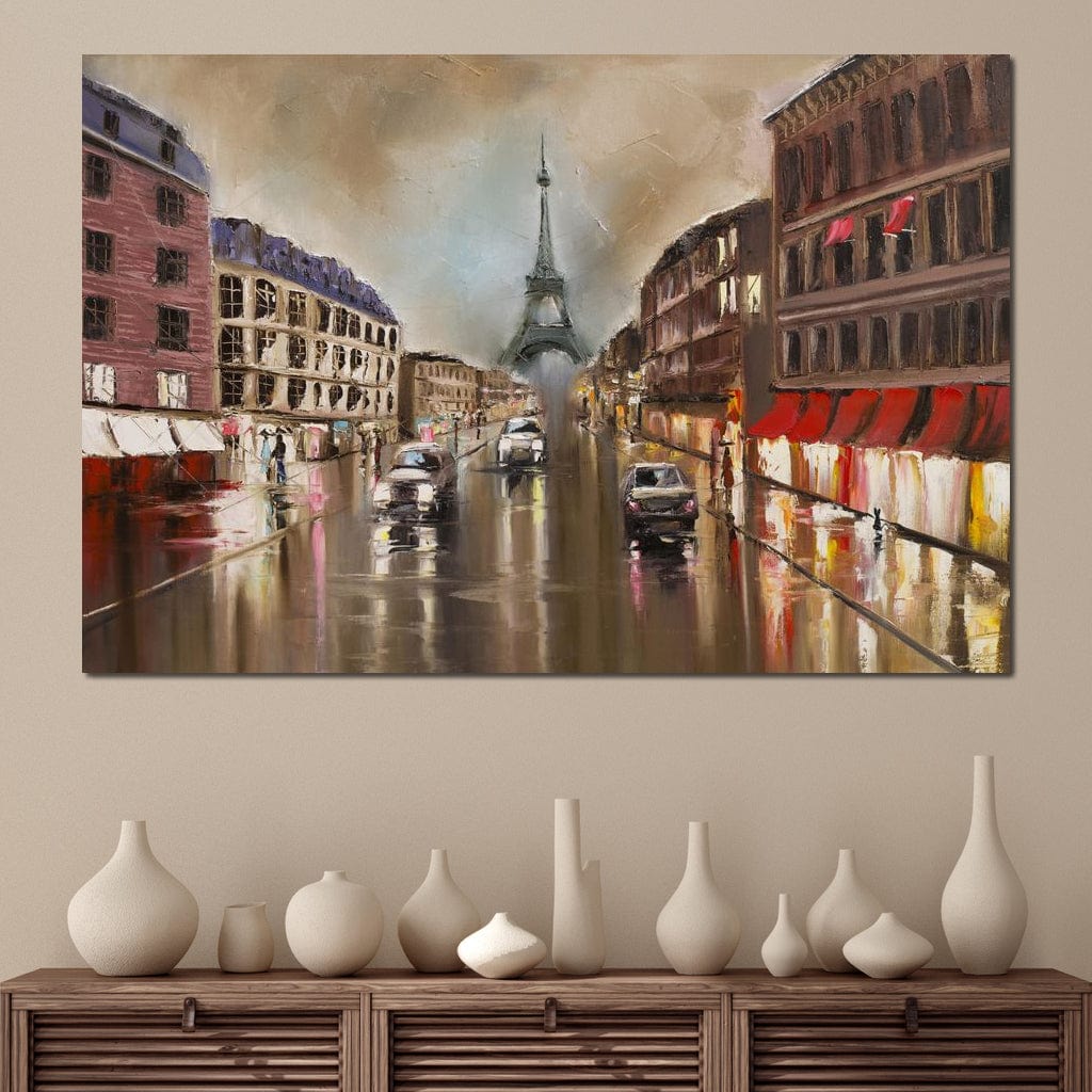 French Avenue Canvas Wall Art