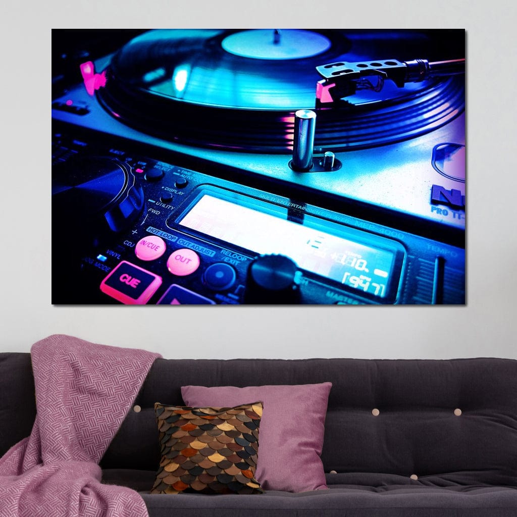 Long Live Vinyl Canvas Wall Art