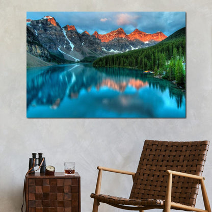 Moraine Lake Canvas Wall Art