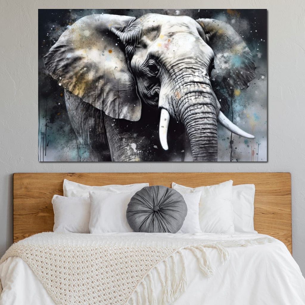 Urban Jungle: Elephant Canvas Wall Art