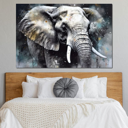 Urban Jungle: Elephant Canvas Wall Art