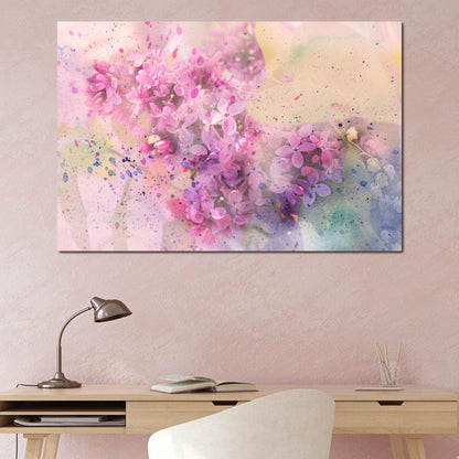 Lilac Storm Canvas Wall Art