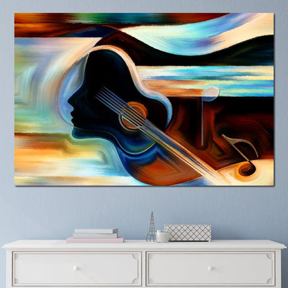 Musical Mind Canvas Wall Art