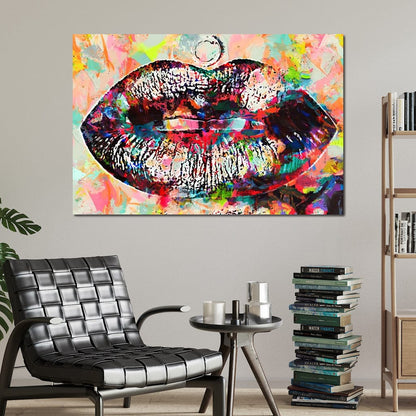 Kiss Pop Art 2 - Mateo Canvas Wall Art