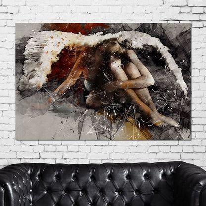 Broken Angel Canvas Wall Art