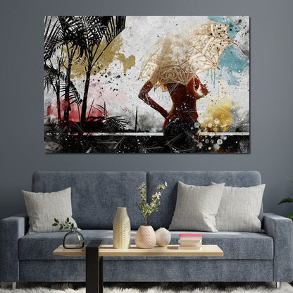 Tropical Summer Canvas Wall Art