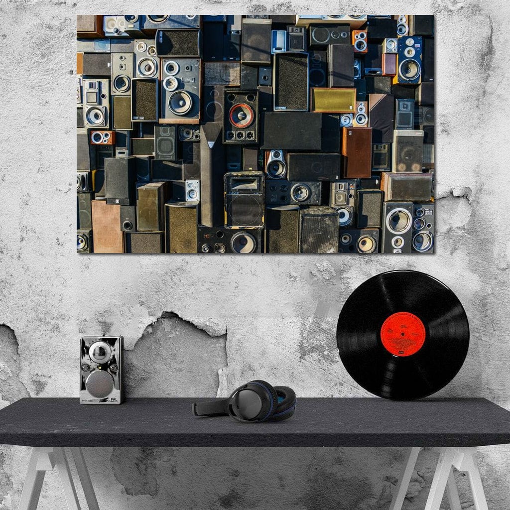 Speakers Wall Canvas Wall Art