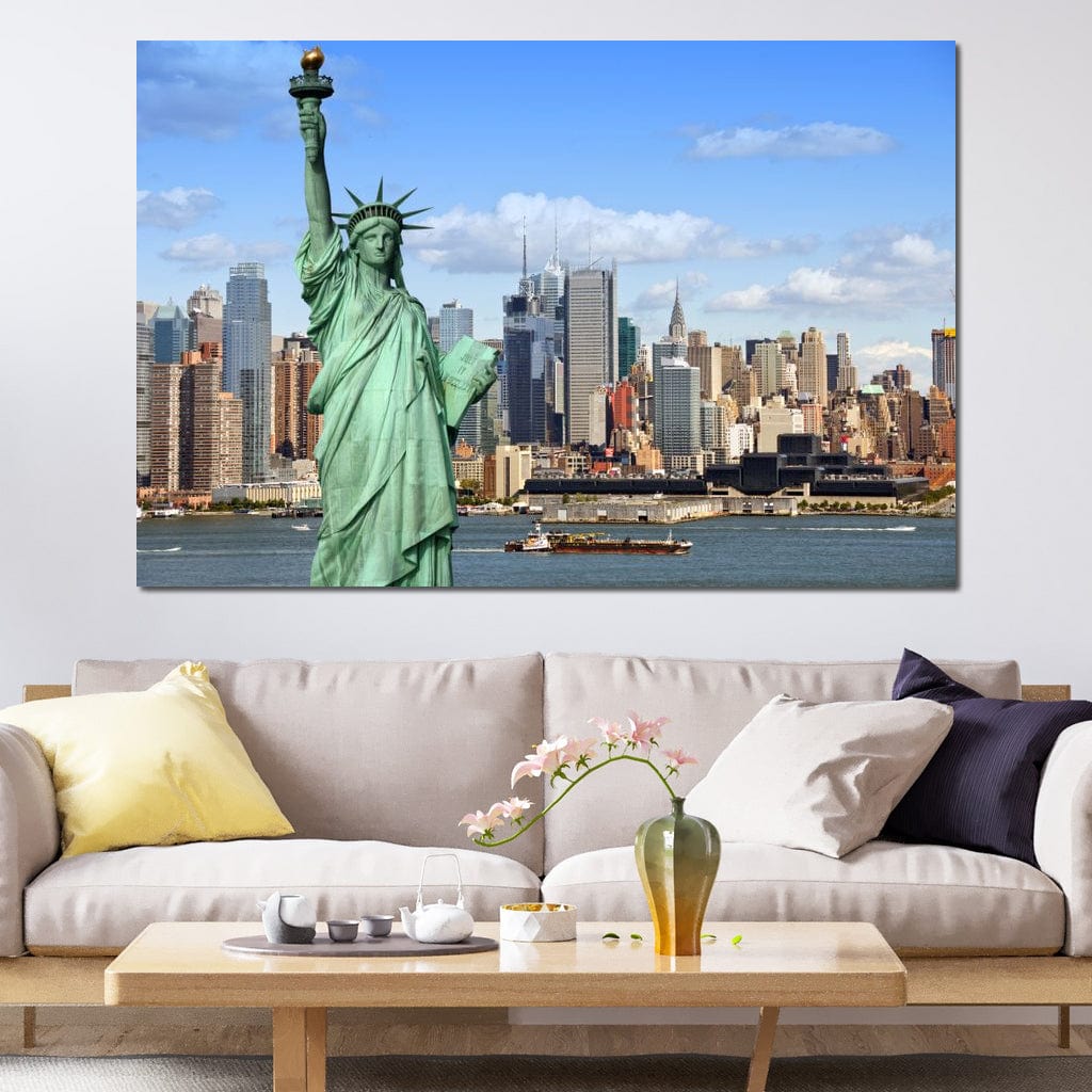 The New York City Skyline Canvas Wall Art