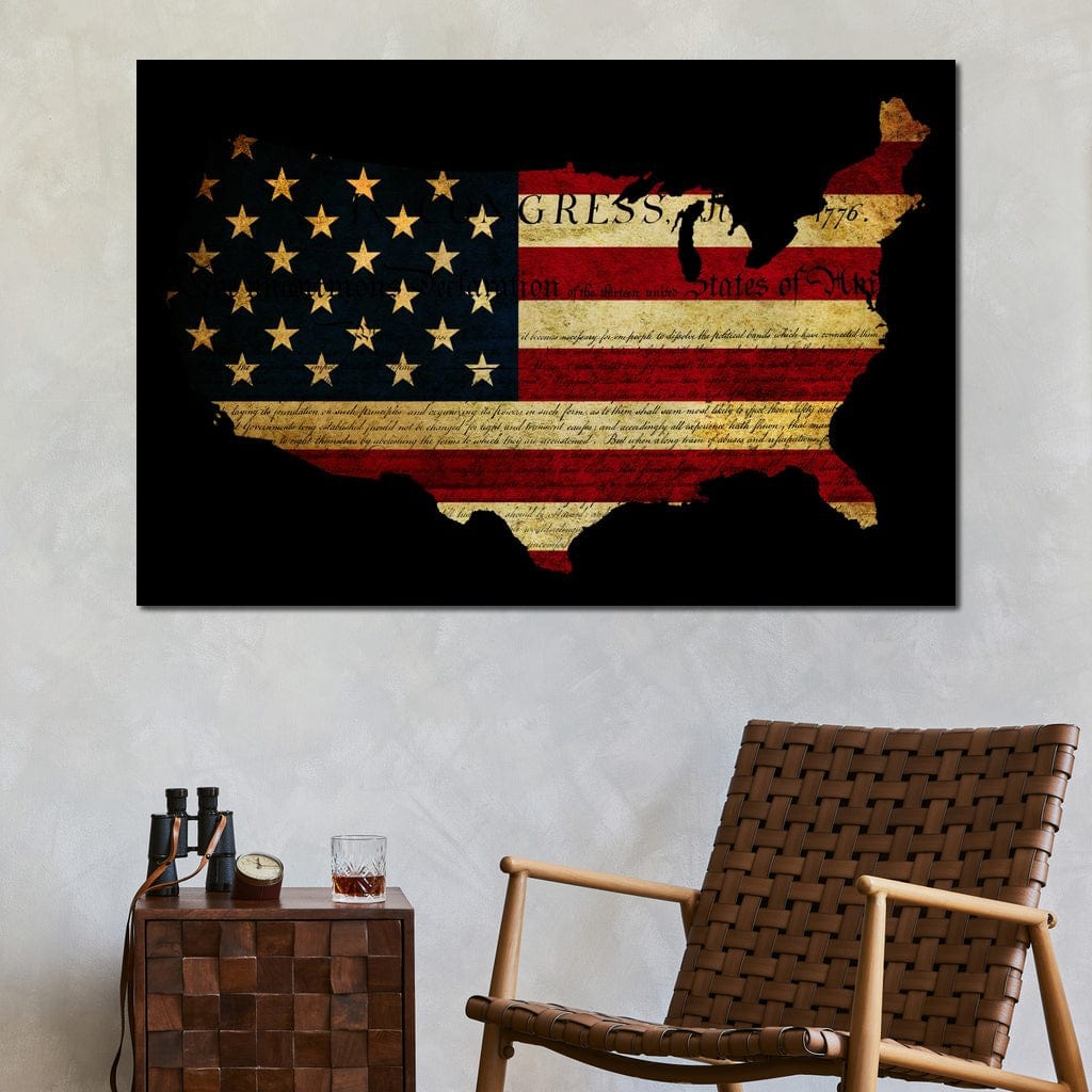 Declaration of Independence Canvas Wall Art