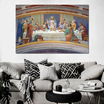Last Supper Fresco Canvas Wall Art