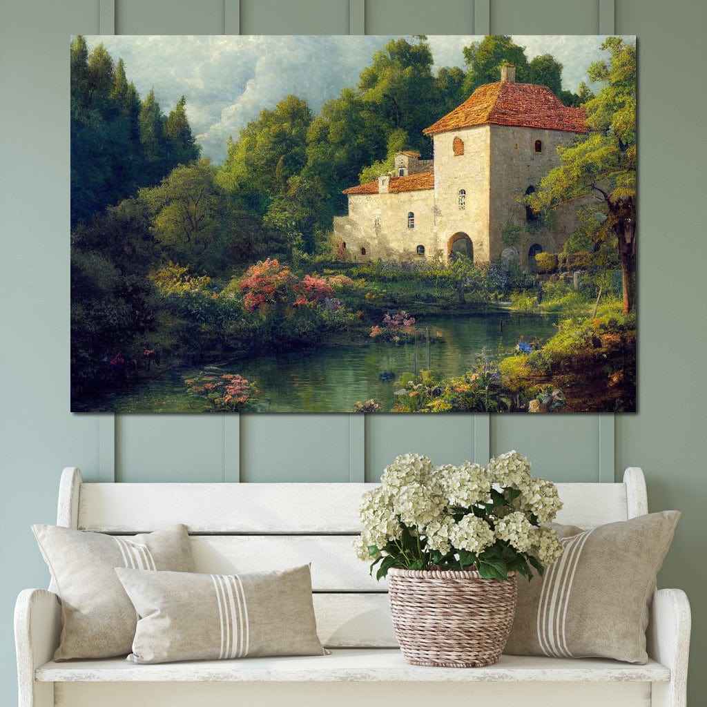 The Gardens Of Ninfa Canvas Wall Art