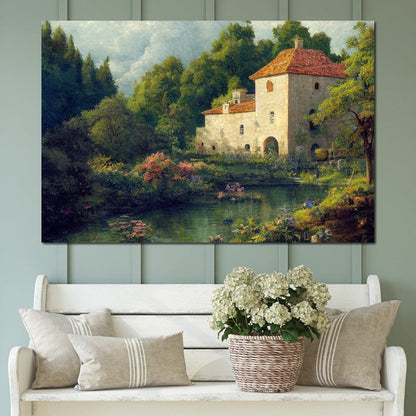 The Gardens Of Ninfa Canvas Wall Art
