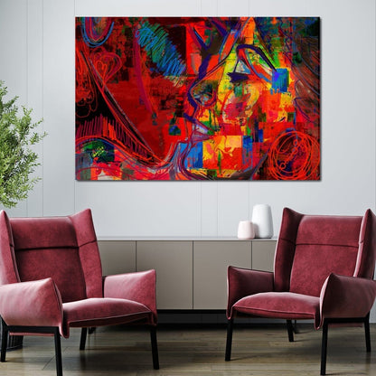Kiss Canvas Wall Art