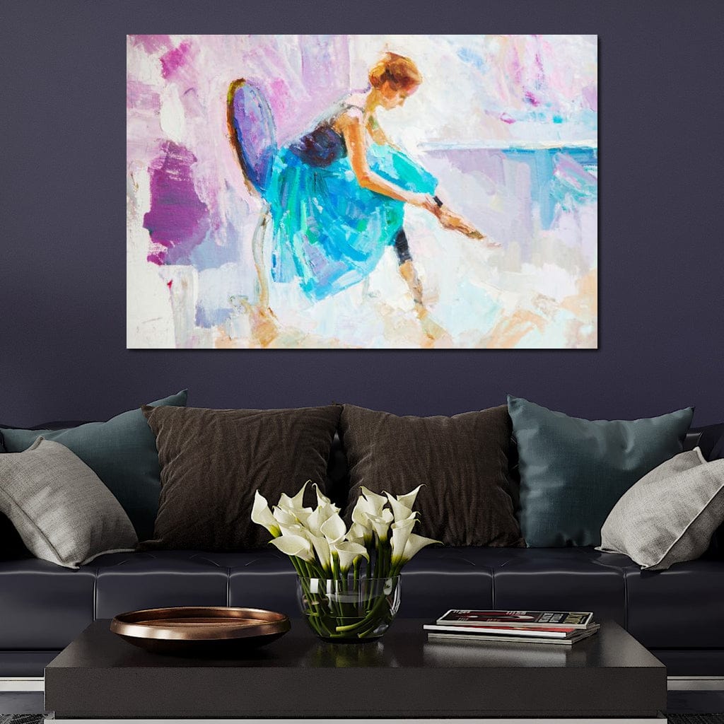 Gracious Ballerina Canvas Wall Art