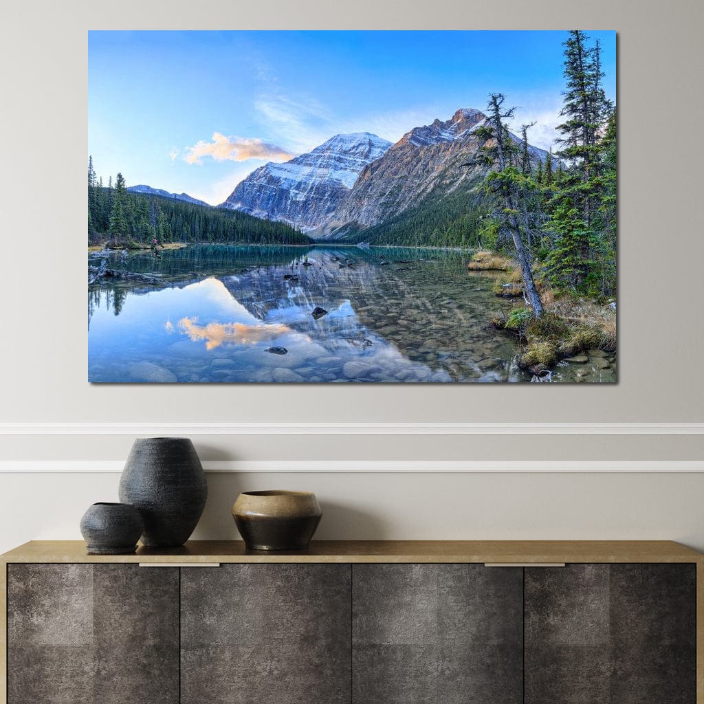 Edith Lake Canvas Wall Art