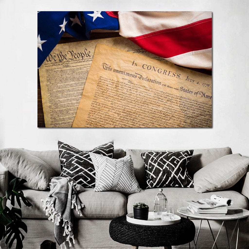 July 4th, 1776 Canvas Wall Art