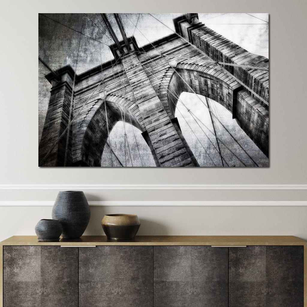 Brooklyn Bridge Arch Canvas Wall Art