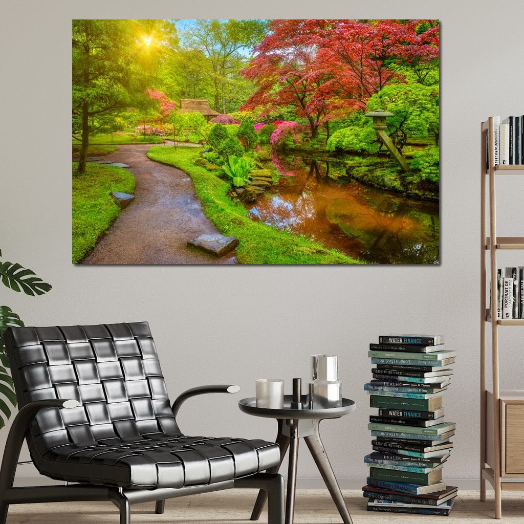 Japanese Garden Canvas Wall Art