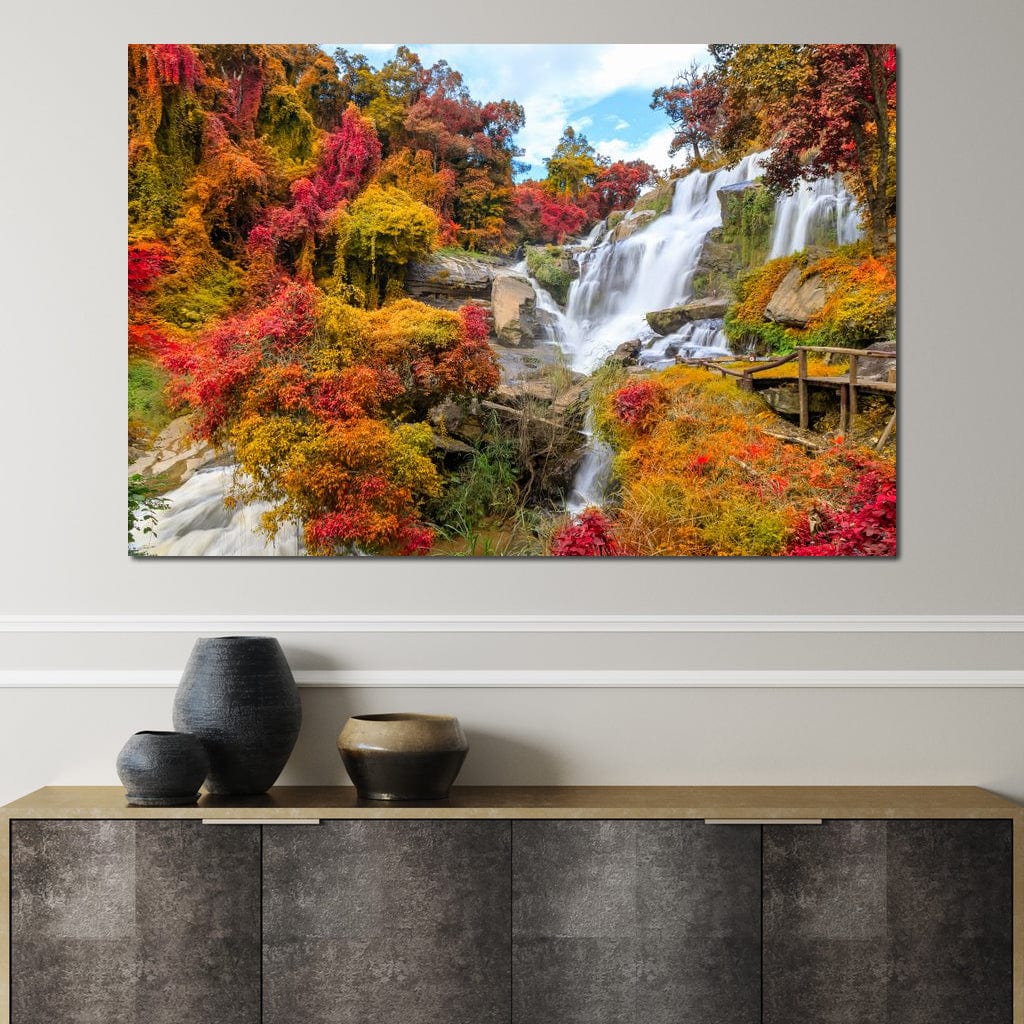 Mae Klang Waterfall Canvas Wall Art