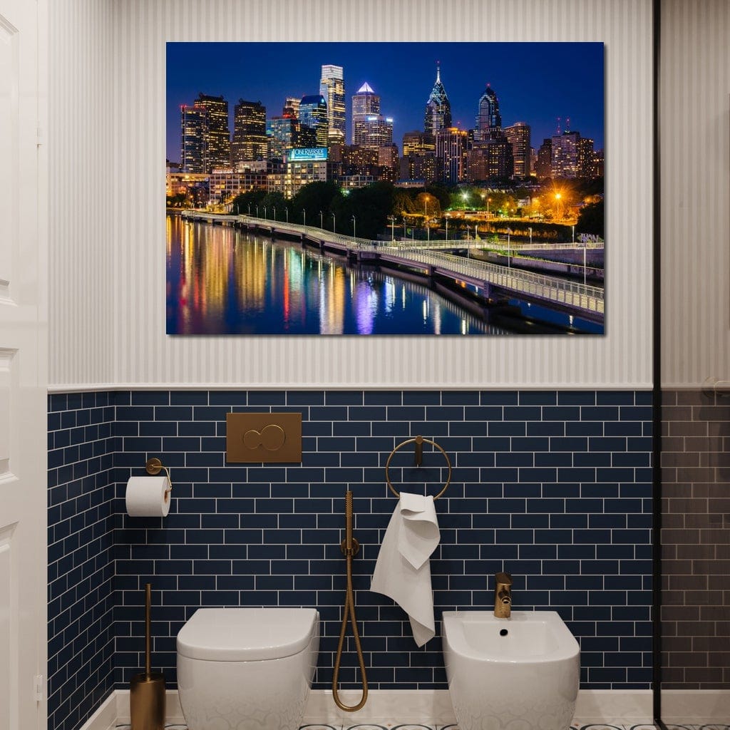 Philadelphia Skyline Canvas Wall Art