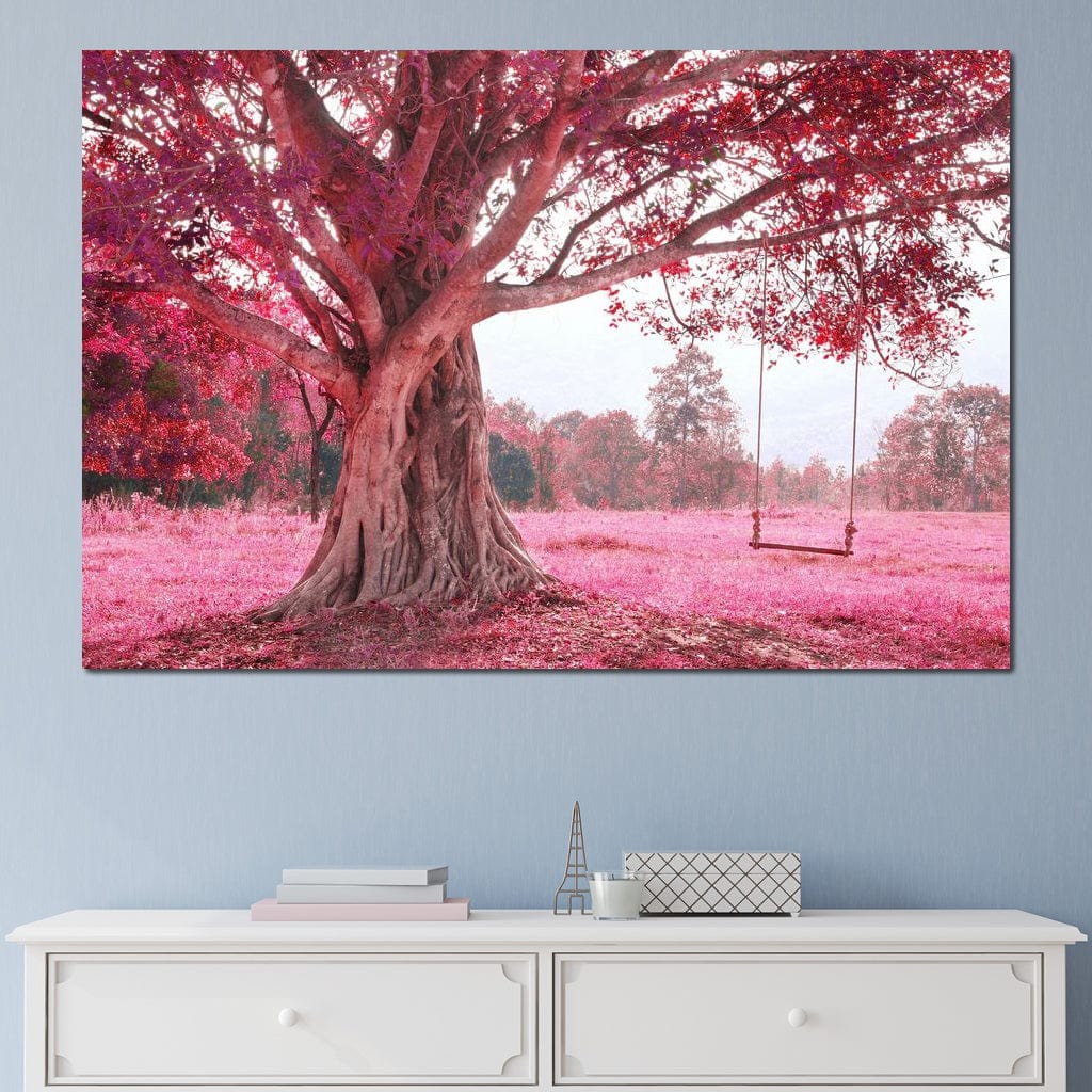 Romantic Cherry Blossom Canvas Wall Art