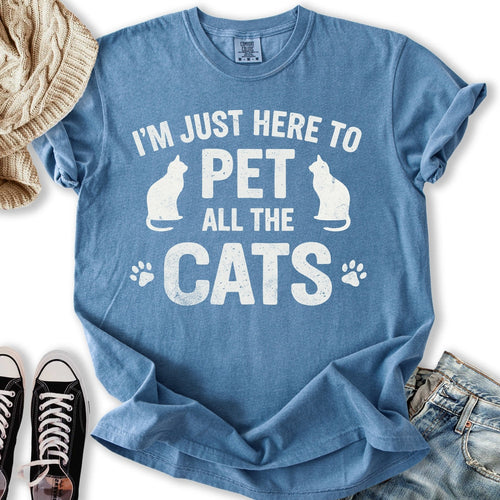 Pet All The Cats Relaxed Tee
