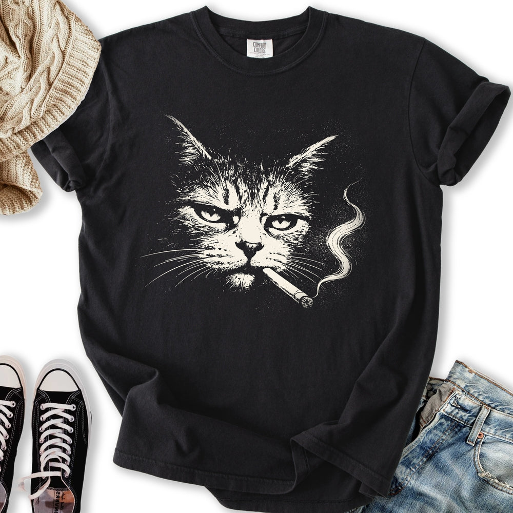Grunge Cat Relaxed Tee