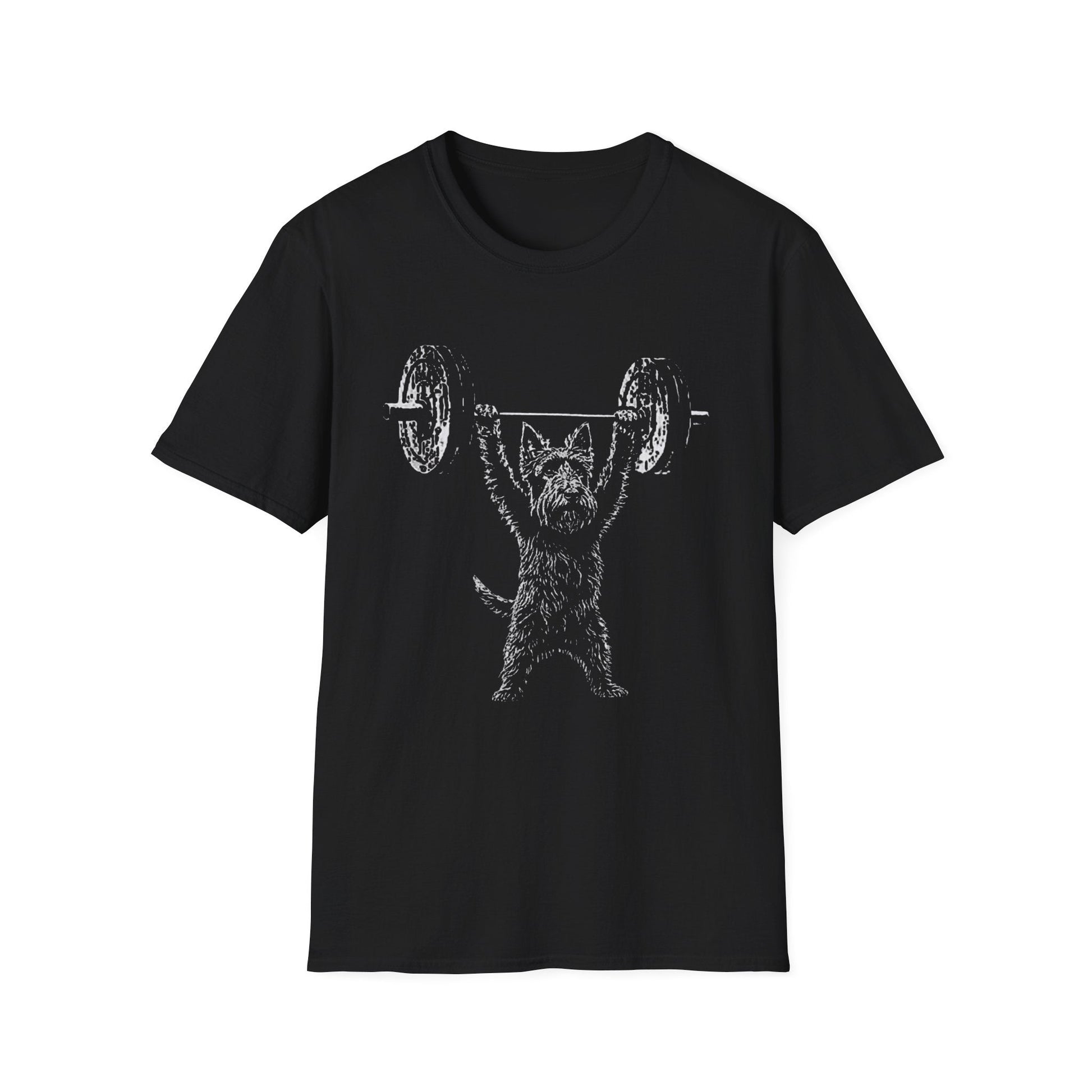 Scottie Terrier Powerlifting Tee