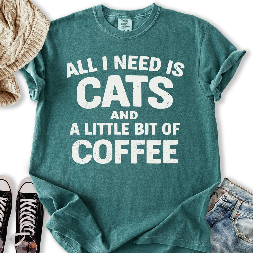 Cats and Coffee Relaxed Tee