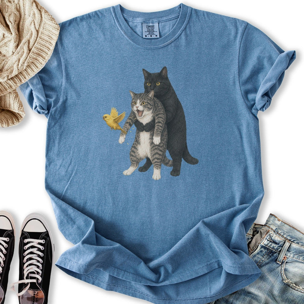 Cat Heimlich Maneuver II Relaxed Tee