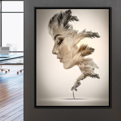 Feathers Canvas Wall Art