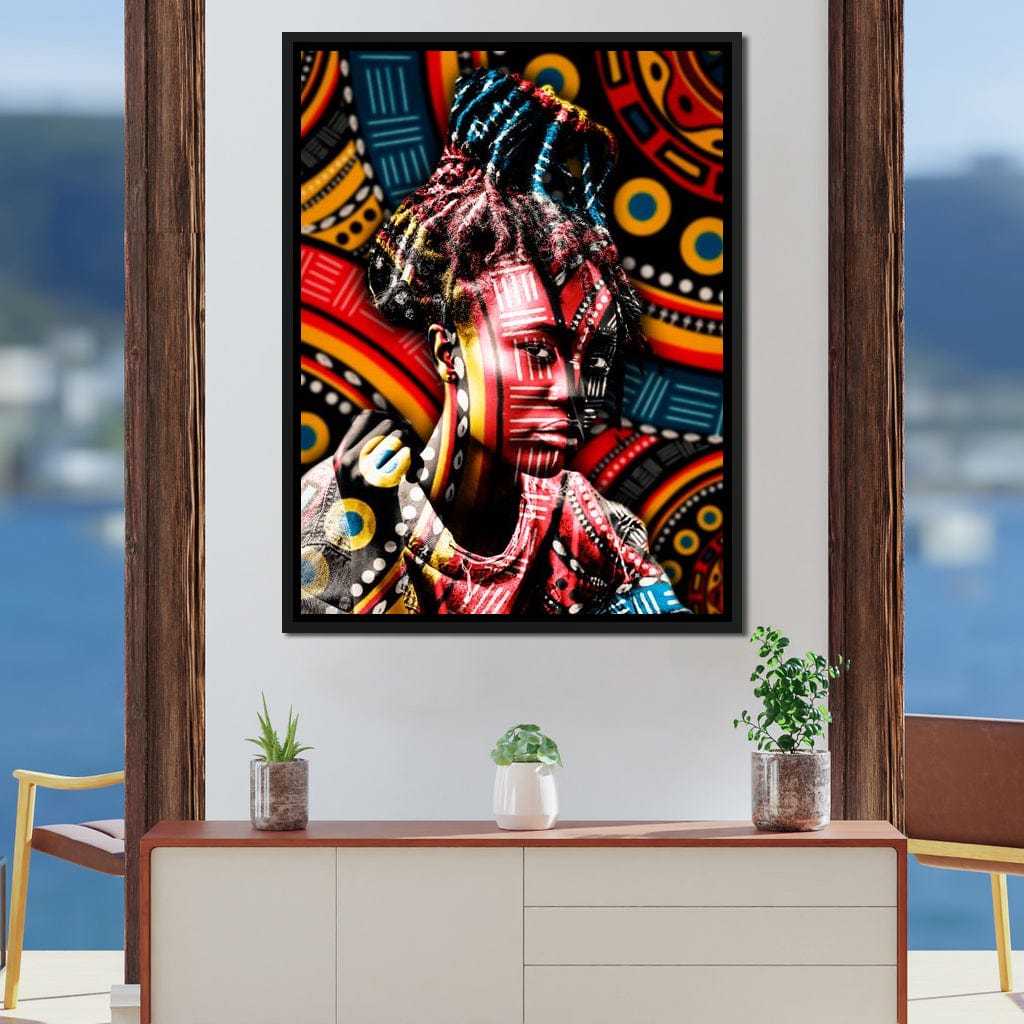 Colorful Portrait Canvas Wall Art
