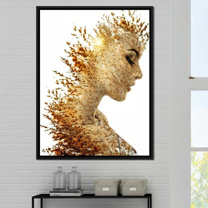 Harvest Queen Canvas Wall Art