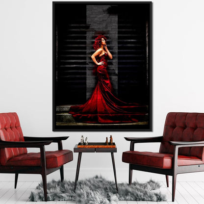 Red Passion Canvas Wall Art