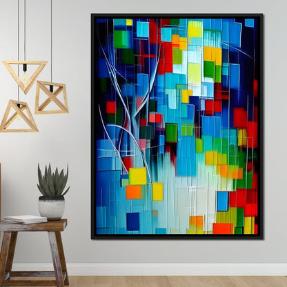 Colorful Contemporary Art 045 Canvas Wall Art