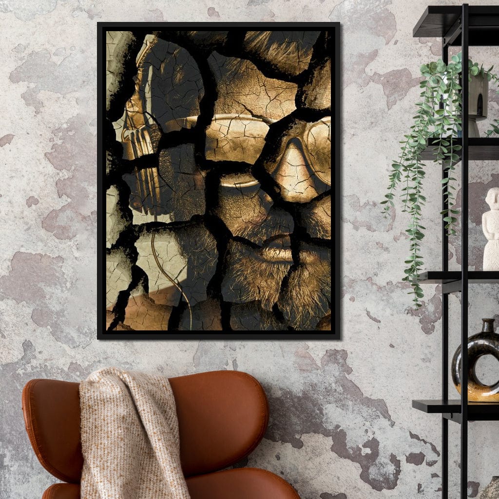 Gold Rush Canvas Wall Art